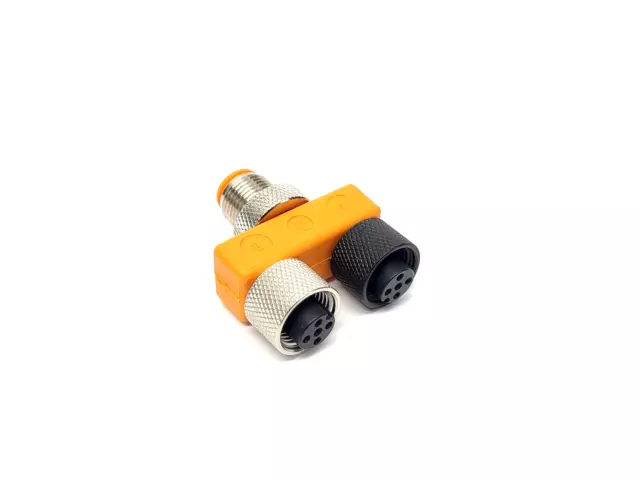 Lumberg Automation ASBS 2-M12-5S Splitter 5-Pin Male to 4-Pin Females