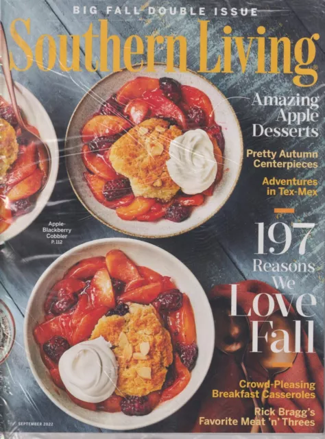 Southern Living September 2022 Big Fall Double Issue - 197 Reasons We Love Fall