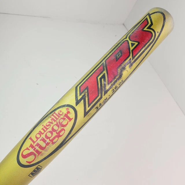 Louisville Slugger TPS Gold Slow Pitch Softball Bat SB23 34 Louisville Slugger TPS Gold Slow Pitch Softball Bat SB23 34