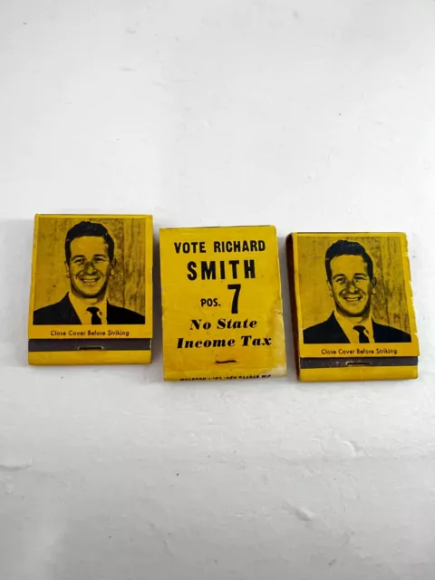 X3 VOTE Richard Smith POS. 7 No State Income Tax Houston, TX Match Book