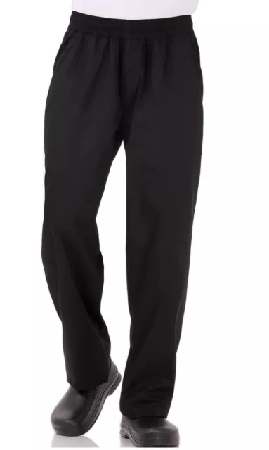 NEW MEN'S BLACK Dickies Chef Pants DC221 Chef Traditional Baggy Pants Size  3XL $24.88 - PicClick