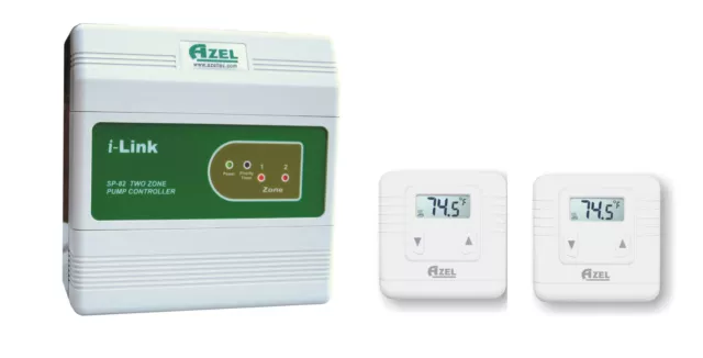 Package Deal: Azel SP-82 with 2 units of D-135E Digital Thermostats