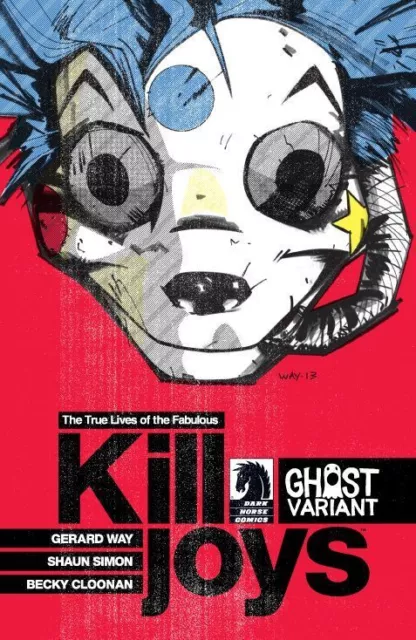 True Lives of the Fabulous Killjoys #1 Ghost Variant GERARD WAY COVER MCR NM-