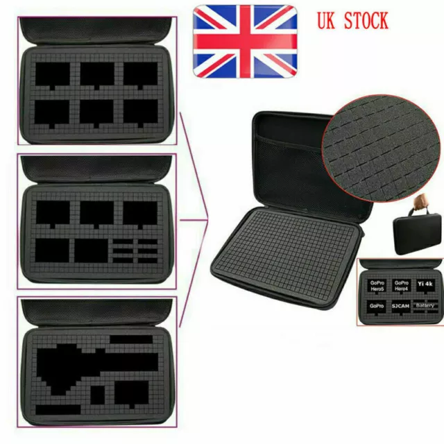 Portable Hard Eva Shell Case Box with Foam Inside For GoPro Hero MAX 9 8 7 6 4 3