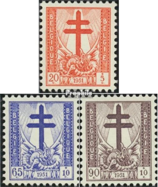 Belgique 914-916 neuf 1951 la tuberculose