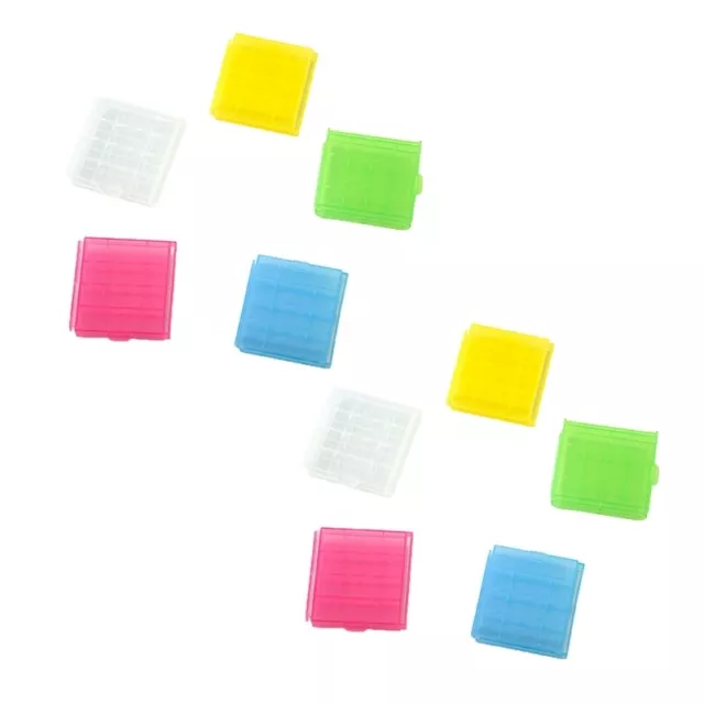 Pack of 10 Plastic Case Holder for 14500 AA AAA Box Storage Box Cover