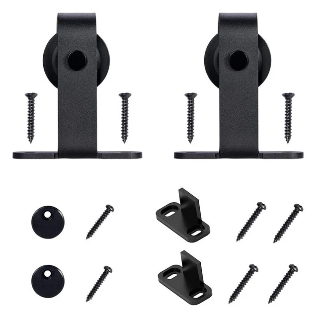 Sleek and Modern Cabinet Sliding Barn Door Hardware Kit Suitable for Any Home