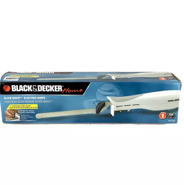 BLACK+DECKER 9-INCH ELECTRIC Carving Knife, White, EK500W $24.99 - PicClick