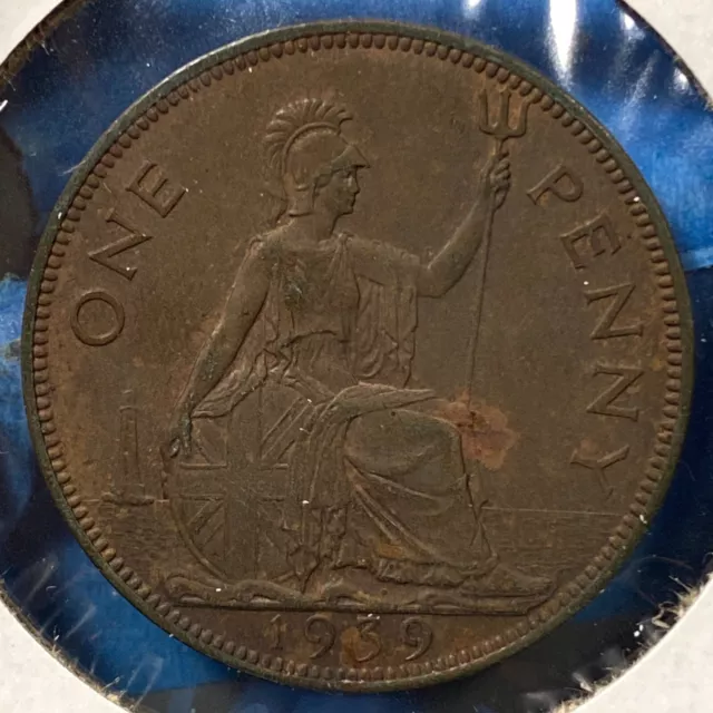 1939 Great Britain Penny KM# 845 (69908)