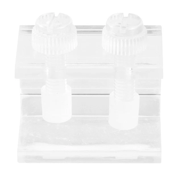 2 Pcs Acrylic Fish Tank Background Clip Divider Suction Cup