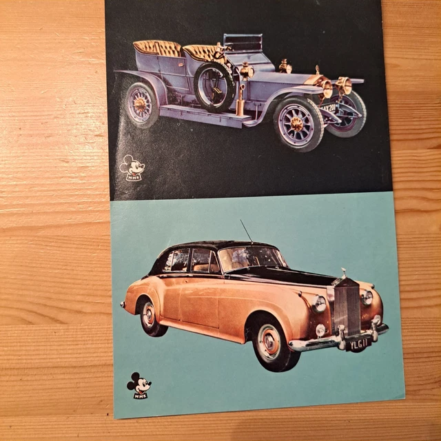 Lose Beilage MICKY MAUS Heft 44 1963 Sammelbilde für Mickys Auto-Album 3 + 4 Z 1