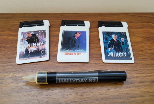 Johnny Hallyday Briquet  VENDRE! - PicClick FR