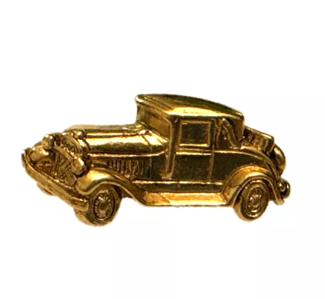 Vintage AVON Lapel Hat Jacket Pin Dream Car Ford Model T Gold Tone Color Small