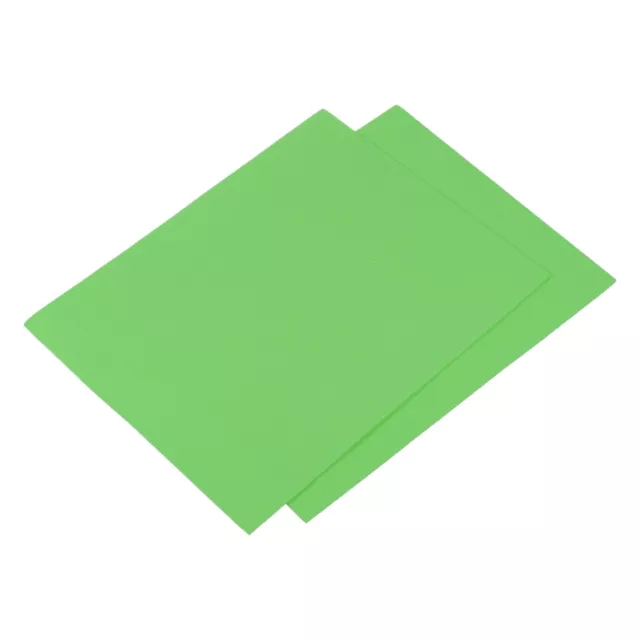 EVA Mousse Feuilles Vert 10.8x8.4 Pouce 1.5mm Épaisseur pour Bricolage Set  2