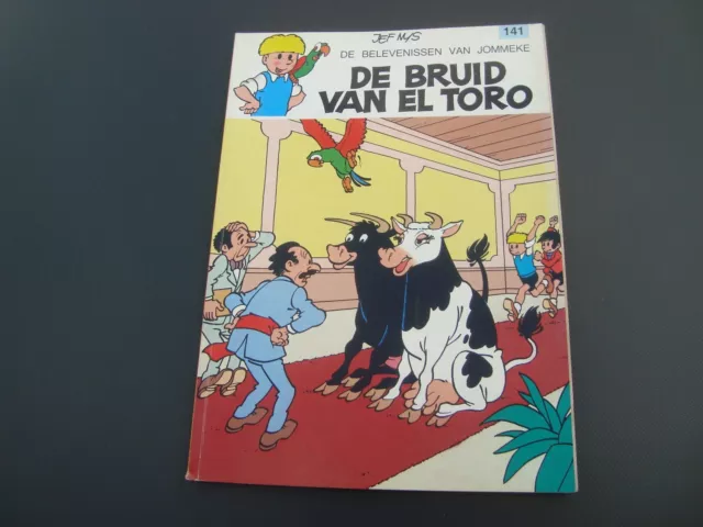 Jommeke Strip / Comics Folge 141 " De Bruid van el Toro " Jef Nys farbig