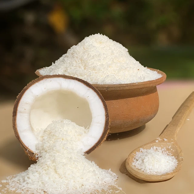 ORGANIC DESICCATED DRIED A Grade Sri Lankan Coconut Flakes Unsweetened