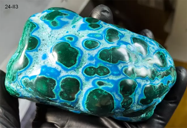 Chrysocolla Malachite Alien Skin - HUGE 1.6lbs! US Seller - See Insane Video!