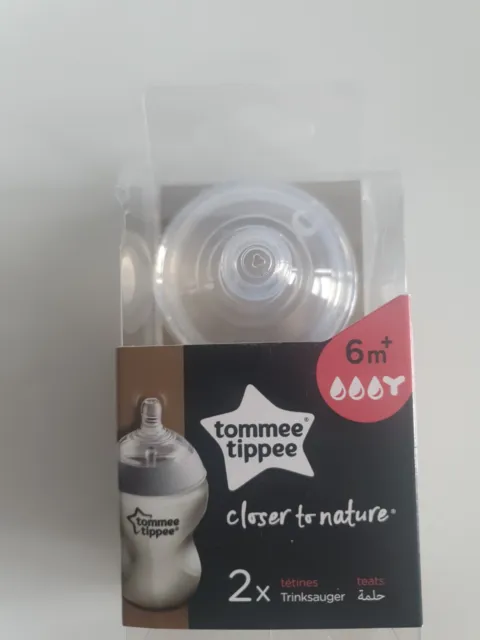 TOMMEE TIPPEE Closer to Nature - 2 Trinksauger  6m +