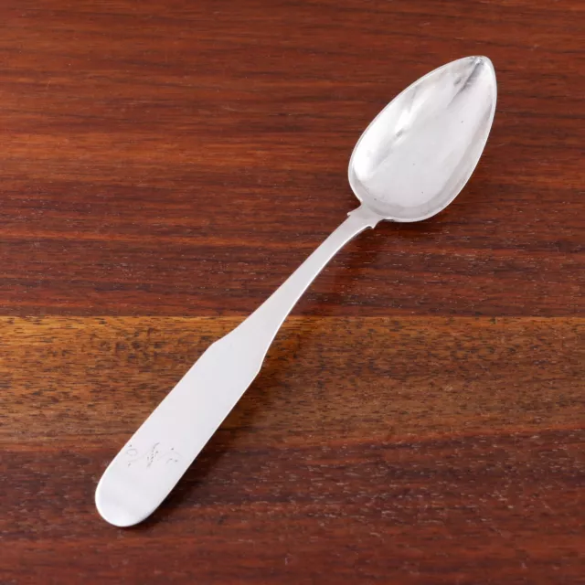 Ebenezer Knowlton Lakeman Salem Ma, Nyc Coin Silver Teaspoon Fiddle 1830 Mono N