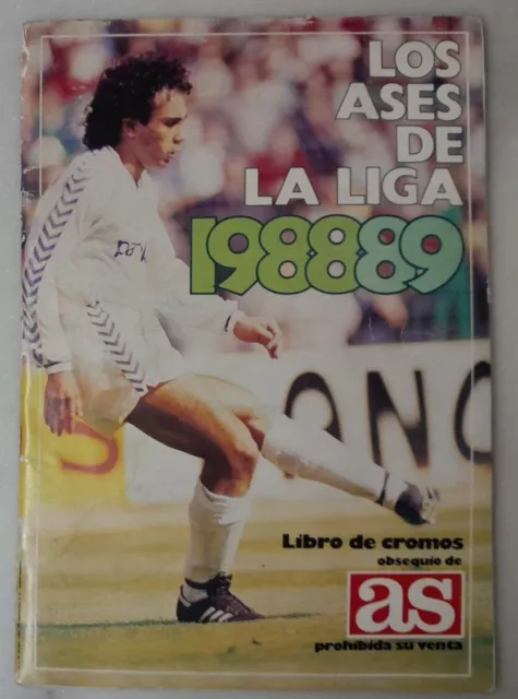 Álbum de cromos ''Los ases de liga 86-87'' (1988-1989) - Fútbol - Real Madrid