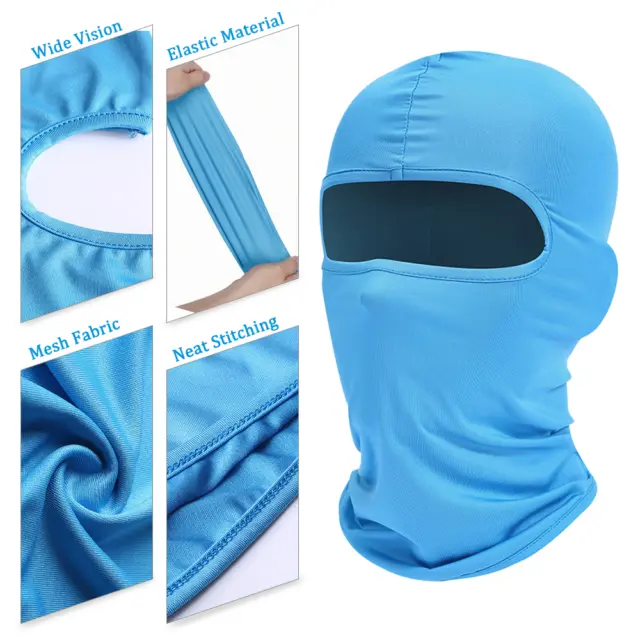 Breathable Balaclava Thin Face Mask Ski Sun Hood Tactical Mask for Men Women