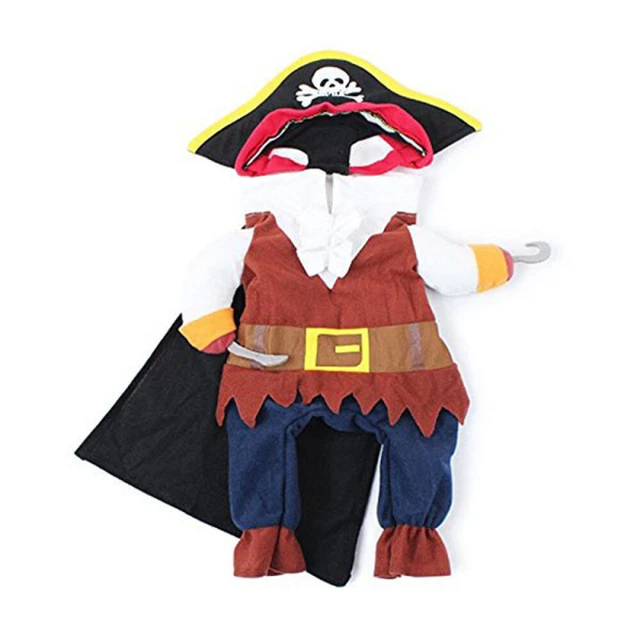 Abito per animali compagnia Gatto Cane Vestito costume Abito pirata