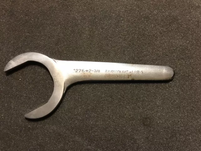 Fairmount Tools Chrome 30 Degree Angle Service Line 2-3/8" Wrench 1276 USA