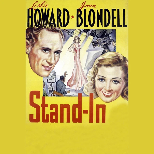STAND IN (1937) Classic Film on DVD Comedy Leslie Howard Joan Blondell £3.50 PicClick UK