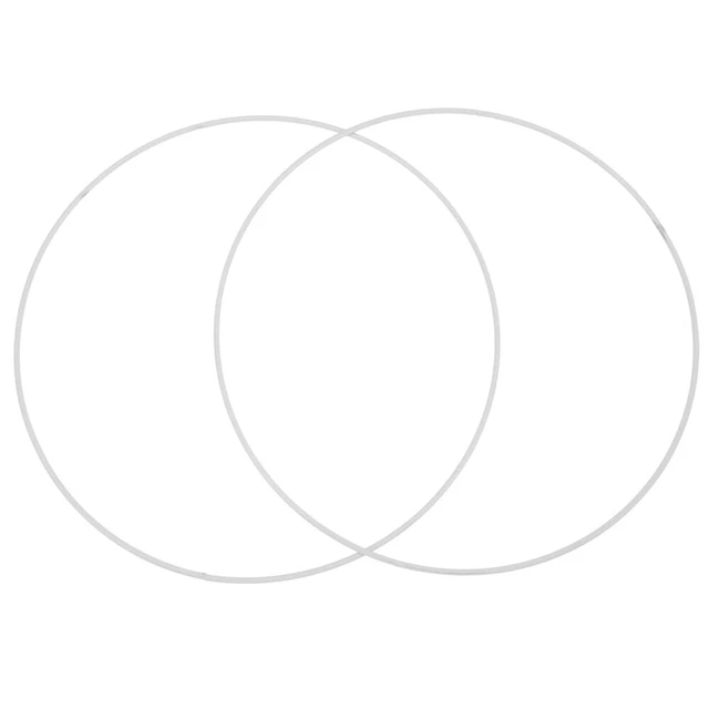 2 piezas Lámpara Pantalla Anillo Circular Lámpara Pantalla 30 cm Alambre Lámpara Cubierta