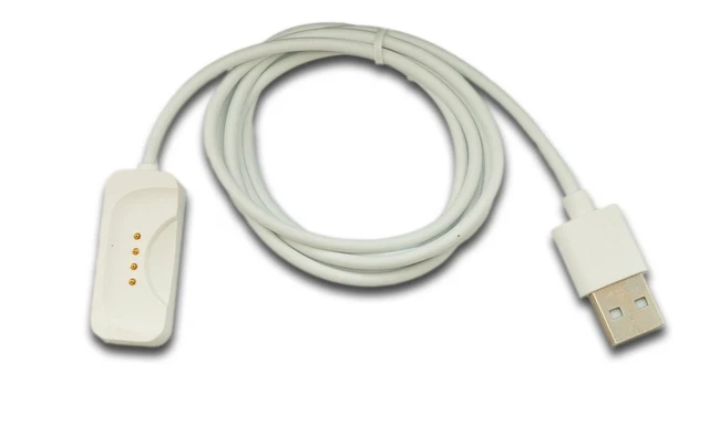 Cavo Di Ricarica Per Smartwatch R50 / R50Pro – Versione Chiamata, Attacco Magnetico USB, 60 Cm