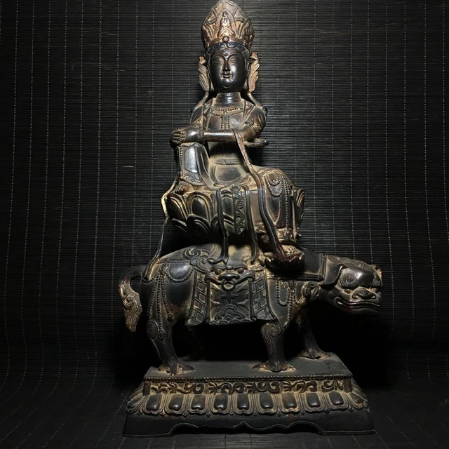 Chinese Exquisite Handmade Buddha Bronze Statue