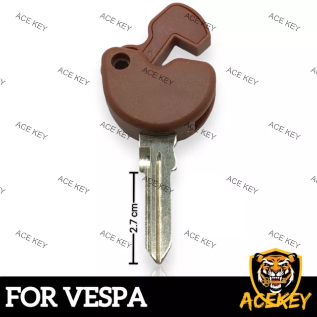 Blank Key For Vespa GTS GTV GT S 125 200 250 300 No CHIP