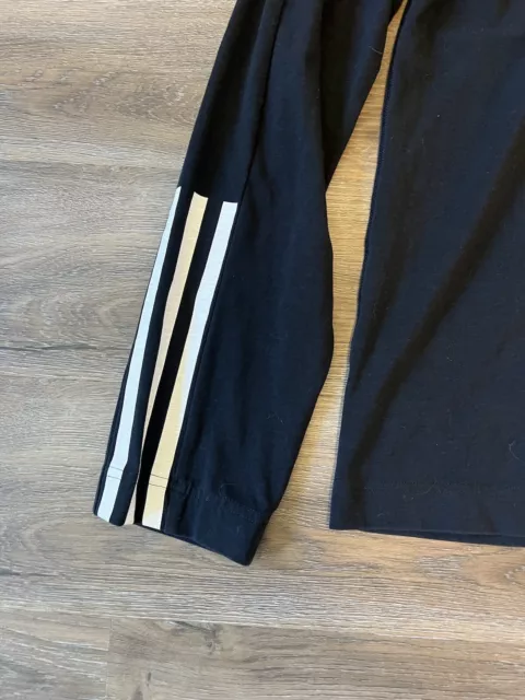 adidas Y-3 Yohji Yamamoto 3 Stripe Long Sleeve Shirt Black Size Small 3