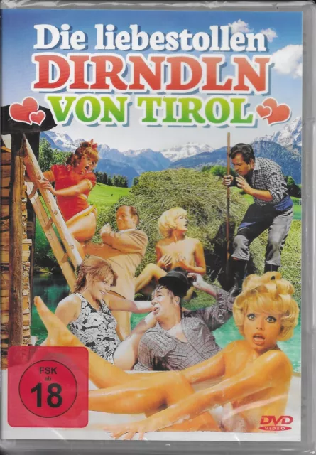 Die liebestollen Dirndln von Tirol Erotik Film Klassik Kult DVD NEU #121