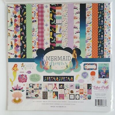 Echo Park - Mermaid Dreams 12x12 kit colección de libros de recortes