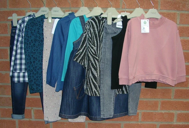 NEXT  HAPPYOLOGY H&M etc Girls Bundle Dress Jeans Tops Some NEW Age 3-4 104cm