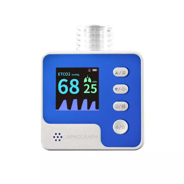 CONTEC CA10M CO2 Monitor Et-CO2 Capnograph Handheld Respiratory ICU Monitor neu