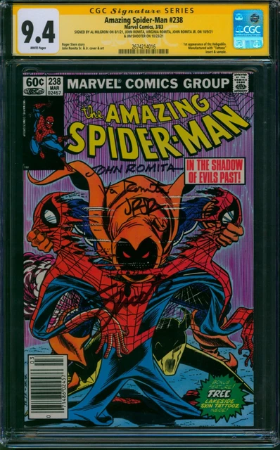 Amazing Spider-Man #238 ⭐ CGC SS 9.4 Newsstand SIGNED ⭐ Hobgoblin Marvel 1983