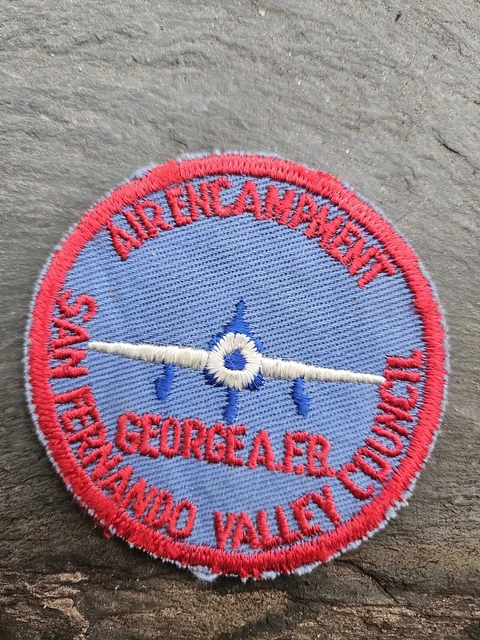 Explorer Air Encampment Patch Late 50s George AFB CA San Fernando Valley Council