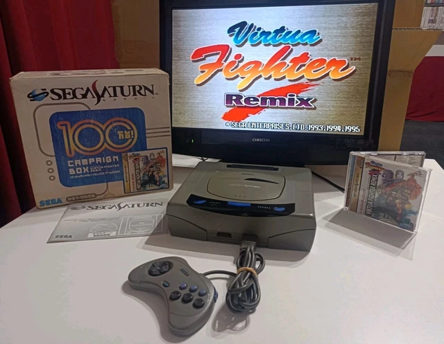 SEGA SATURN CONSOLE NTSC-J- 60hz - Gris (HST-0005) Virtua Fighter Remix ...