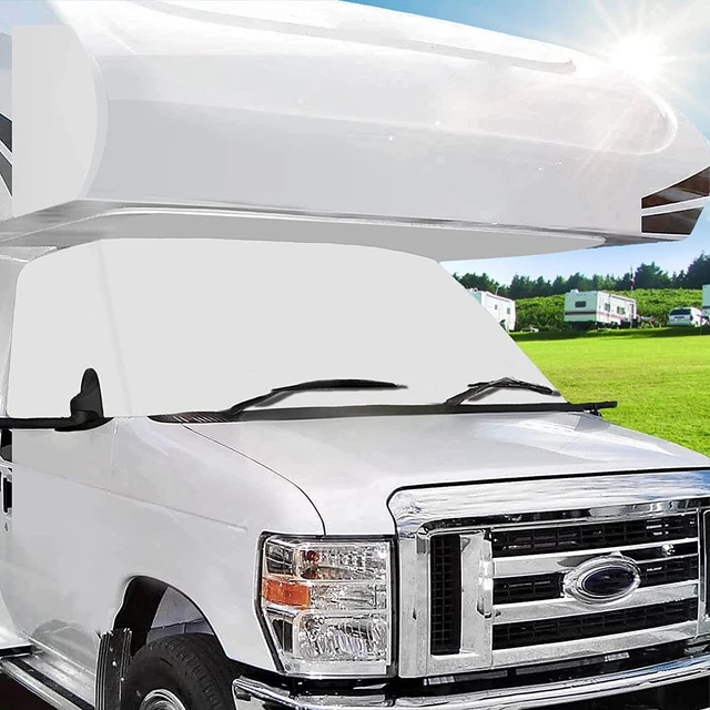 RV Class C Ford 1997-2021 Windshield Cover RV Motorhome with Mirror Privacy NEW