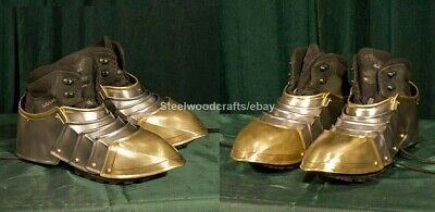Medieval LOTR Elven Pair Of Sabaton Knight Shoes Armor