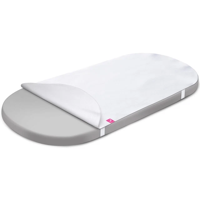 Motherhood lettino impermeabile ovale 35x75cm (con gomma) bianco TOP