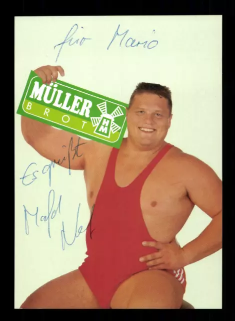 Manfred Nerlinger Gewichtheben Autogrammkarte Original Signiert + A 218023
