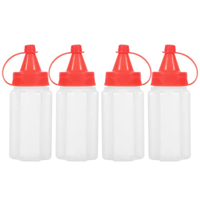 4 pezzi Bottiglia per distribuzione in insalata Mini bottiglia di ketchup