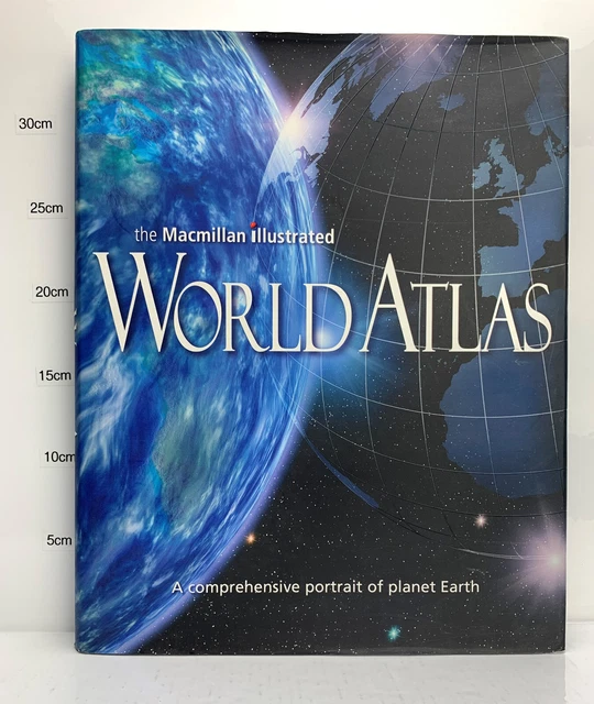 ILLUSTRATED WORLD ATLAS by Macmillan - Hardcover Atlas Geography $22.94 ...