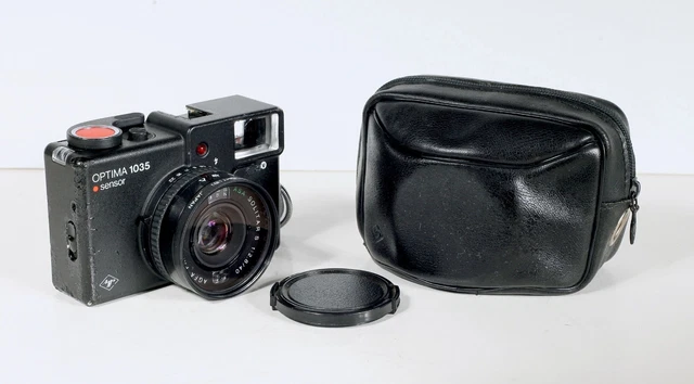 VINTAGE AGFA OPTIMA 335 Sensor Electronic 35mm Camera with Case