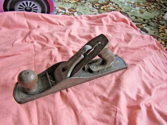 Vintage Stanley Bailey No.5 Wood Plane Complete Used