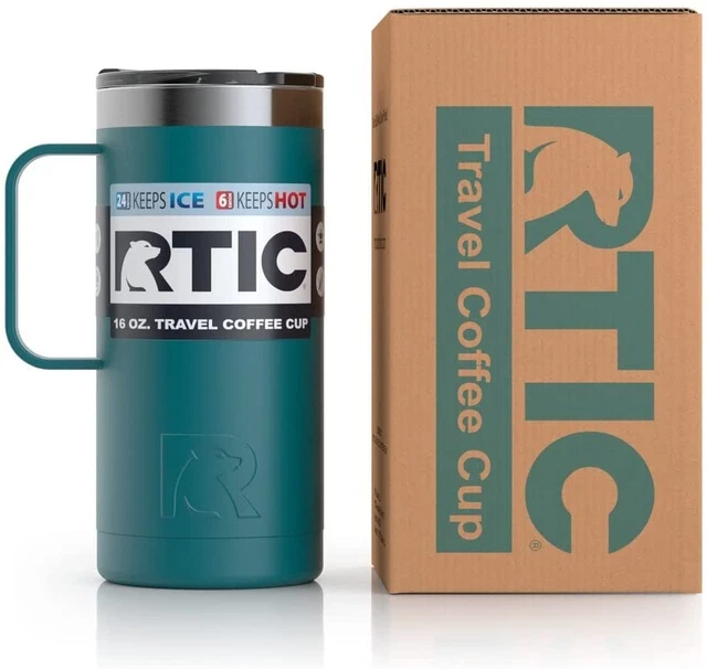 16 Oz Coffee Travel Mug with Lid and Handle, Stainless Steel Vacuum-Insulated Mu 3