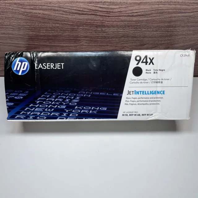 NEW HP 94X High Yield Black Original LaserJet Toner Cartridge CF294X BOXED